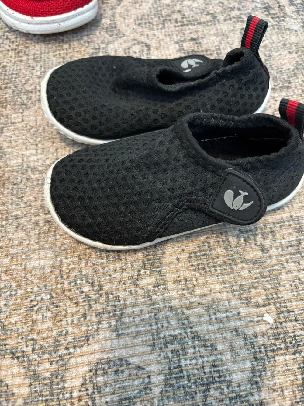 Kids Slip-On Athletic Shoes - Black